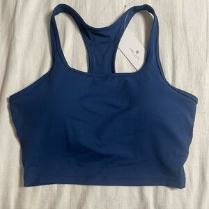 NEW CRZ YOGA Blue Sports Bra (large)